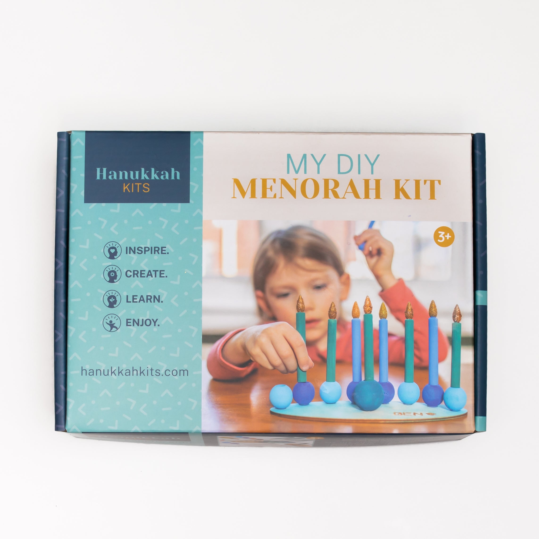 DIY Menorah kits for the whole family I DIY Hanukkah Craft Kits