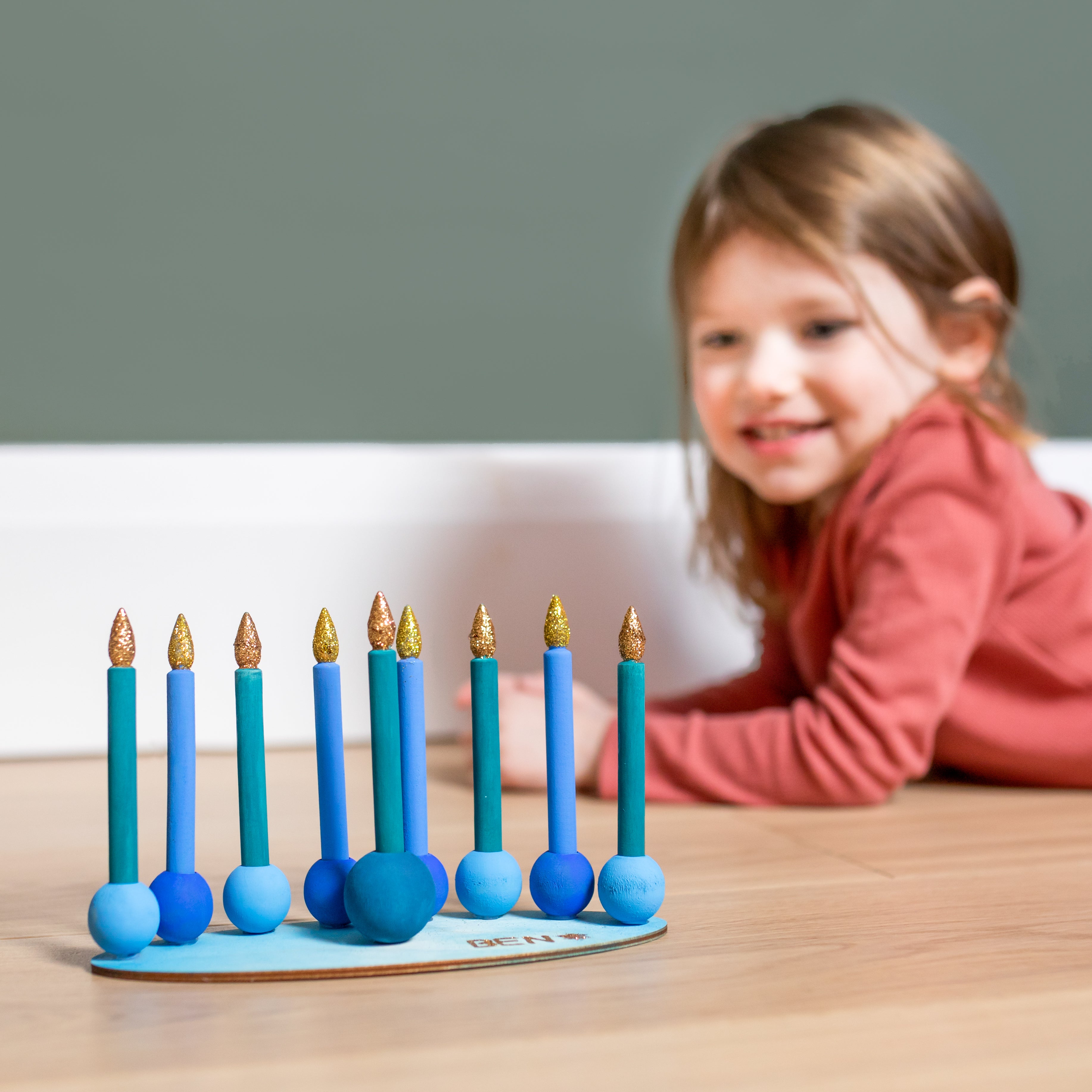 DIY Menorah kits for the whole family I DIY Hanukkah Craft Kits