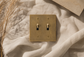 Double Toggle Light Switch l Solid Brass | 2 gang 2 way
